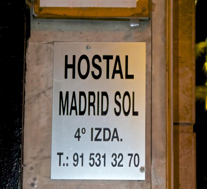 Hostal Madrid Sol Exterior foto